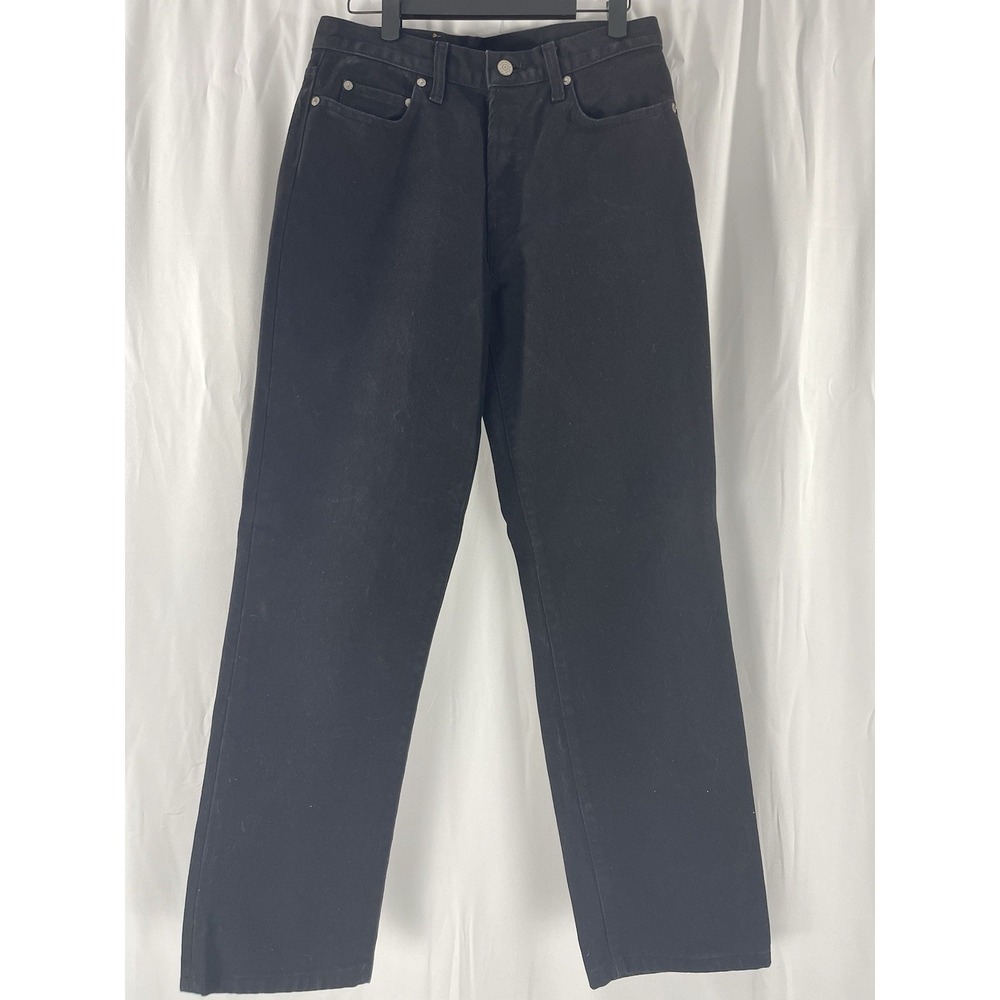 Vintage 90s RRL Double RL Black Denim Jeans Ralph Lauren Men Waist 30 Inseam 29